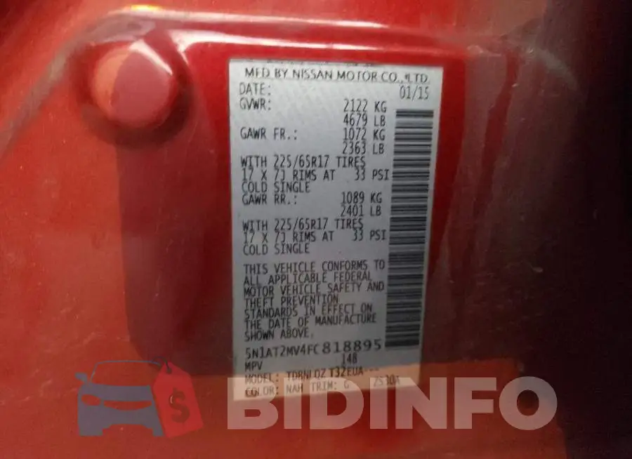 5N1AT2MV4FC818895 Photo# 10