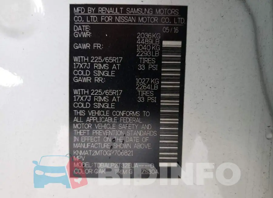 KNMAT2MT0GP706821 Photo# 13