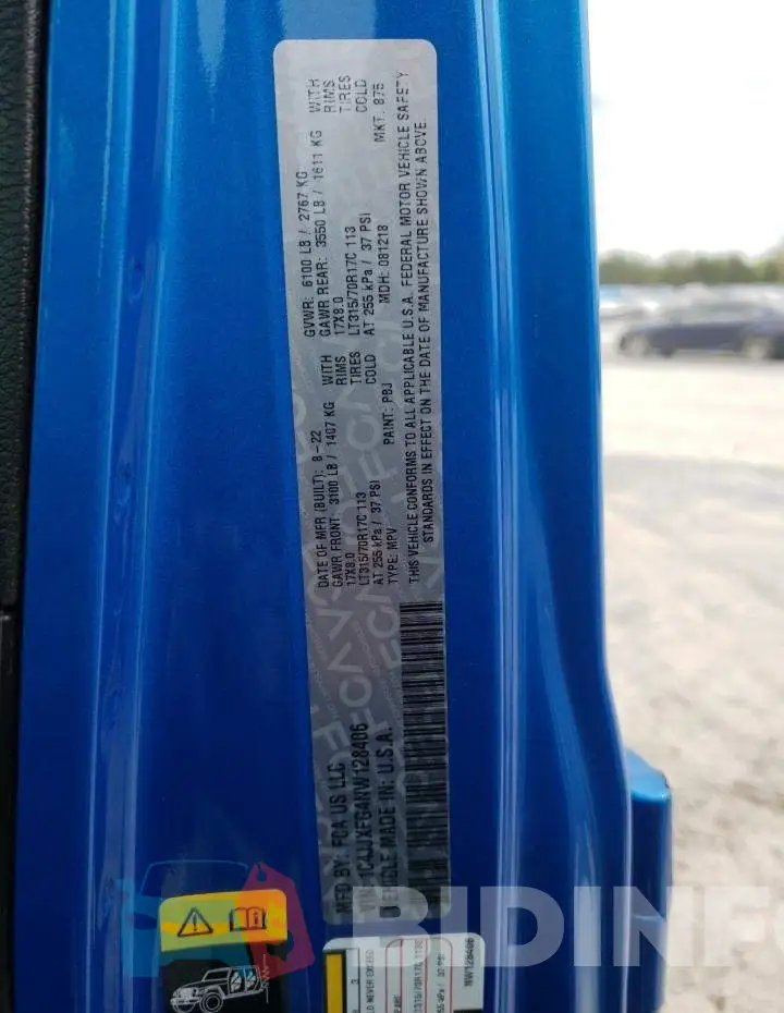 1C4JJXFG4NW128406 Photo# 13