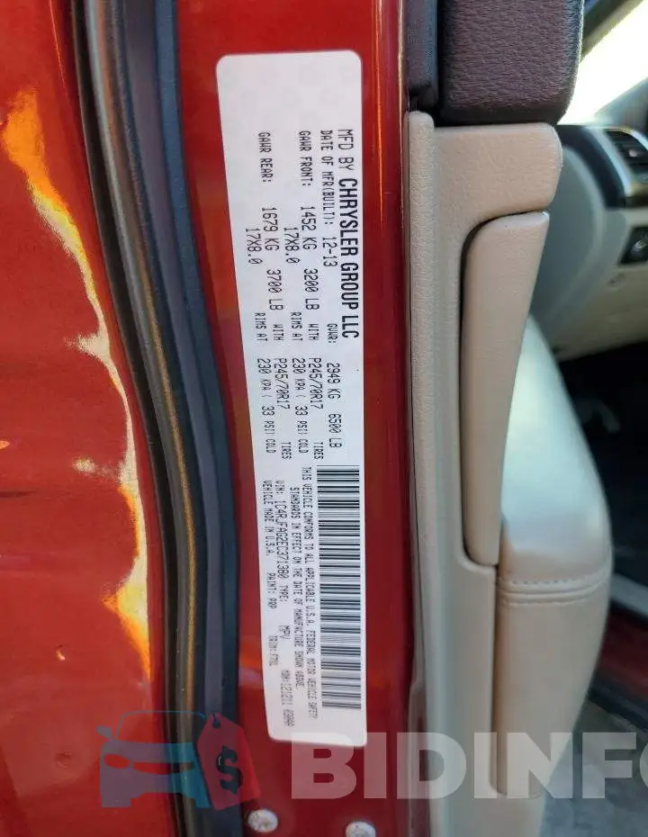 1C4RJFAG2EC371380 Photo# 12