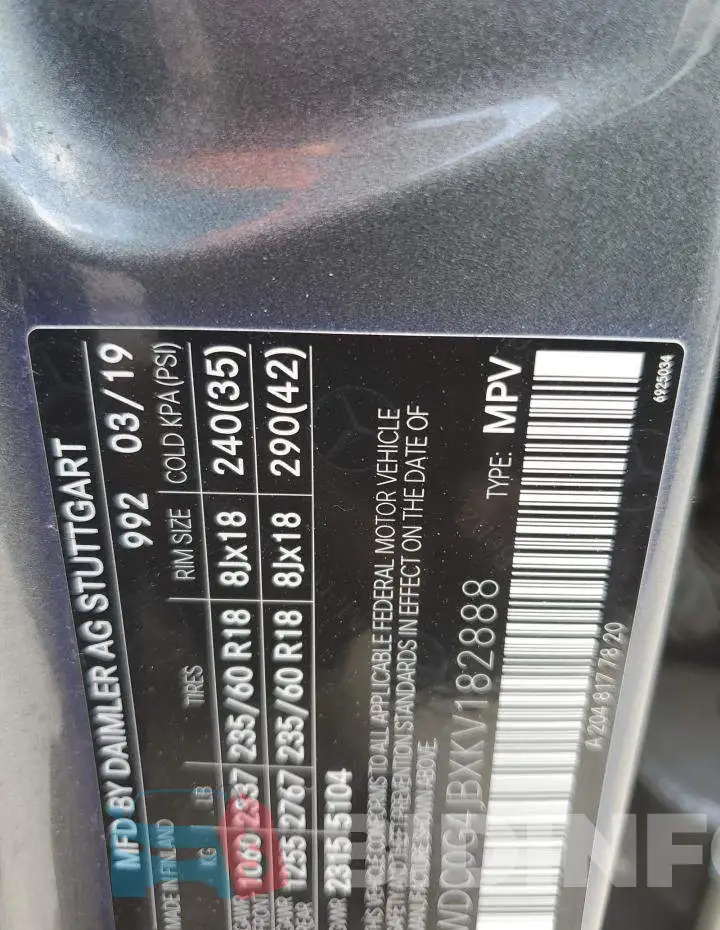 WDC0G4JBXKV182888 Photo# 13