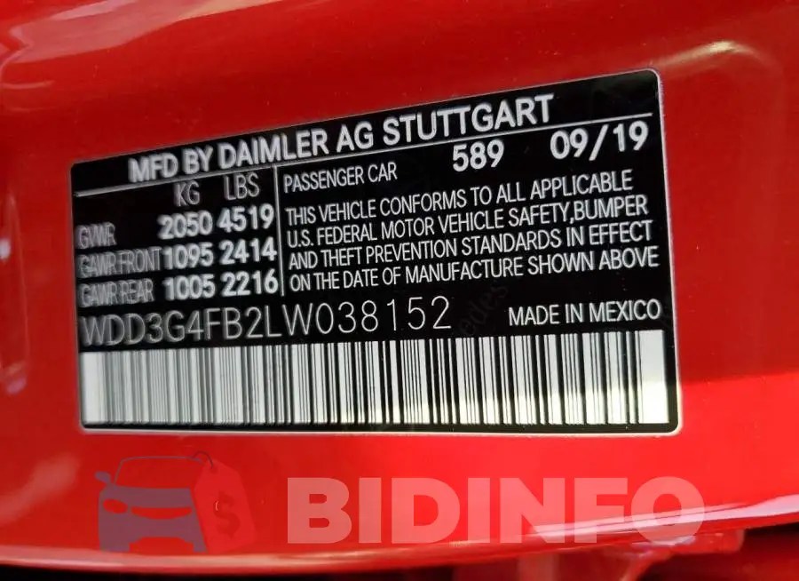 WDD3G4FB2LW038152 Photo# 12