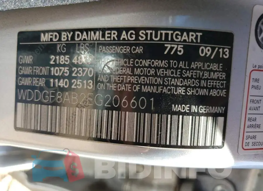 WDDGF8AB2EG206601 Photo# 12