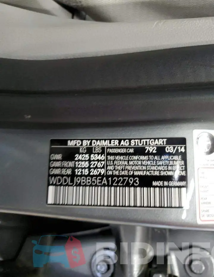 WDDLJ9BB5EA122793 Photo# 12