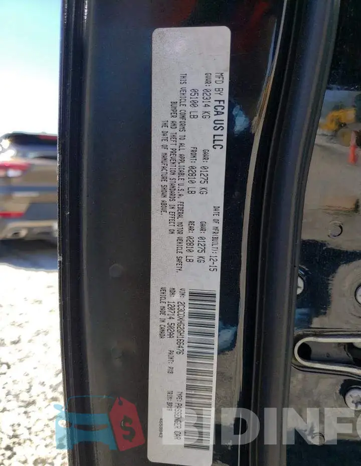 2C3CDXHG2GH166476 Photo# 12