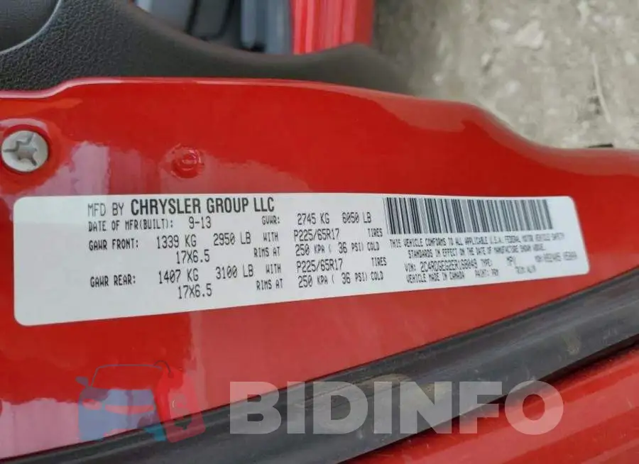 2C4RDGEG2ER168049 Photo# 13