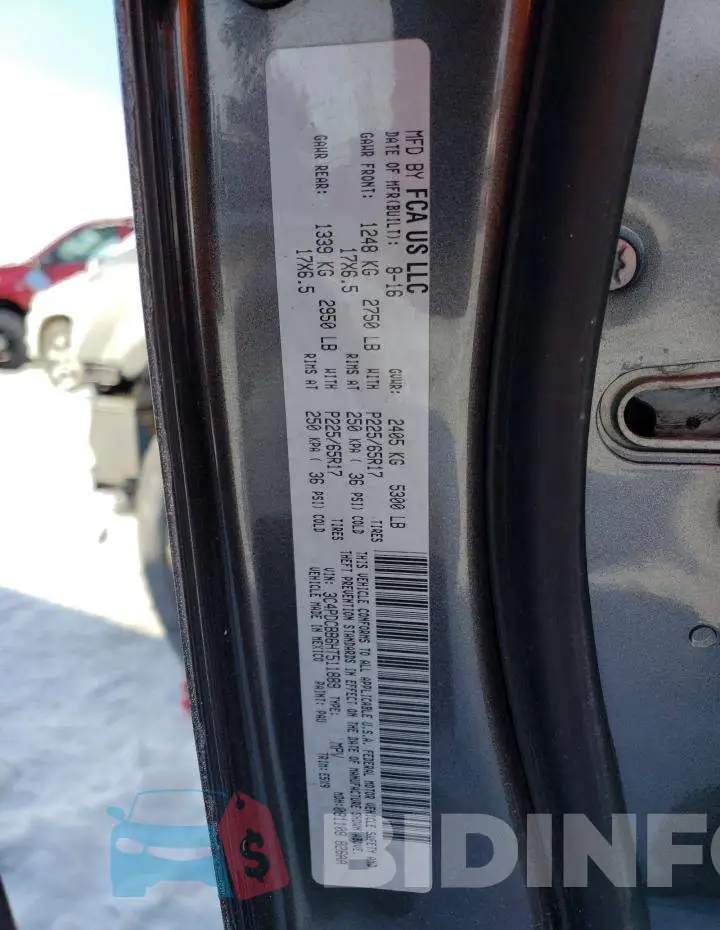3C4PDCBB6HT511889 Photo# 13