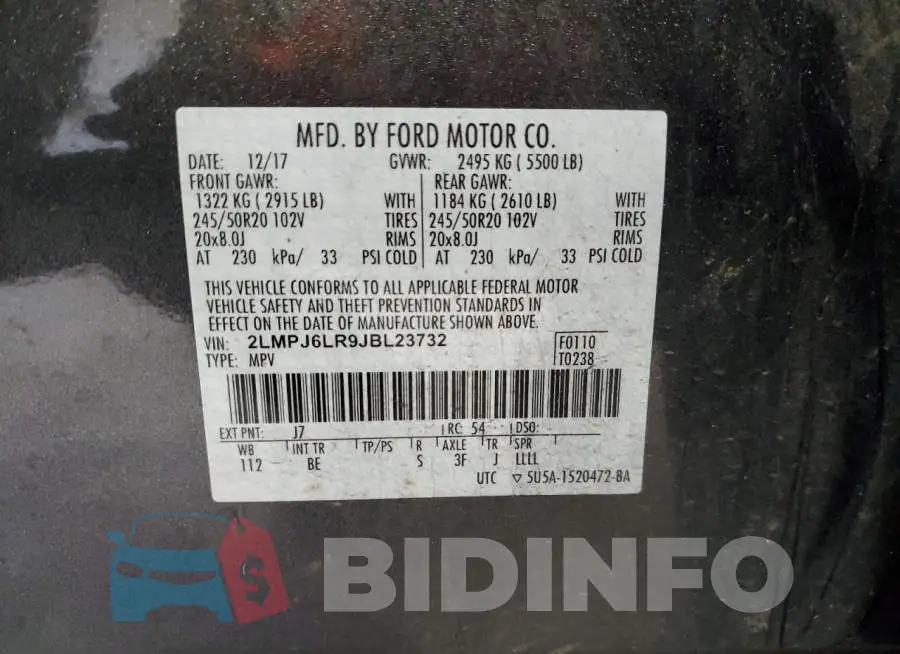 2LMPJ6LR9JBL23732 Photo# 14
