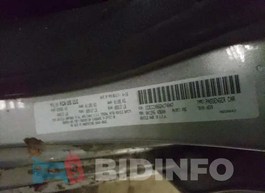 1C3CCCAB6GN174047 Photo# 12