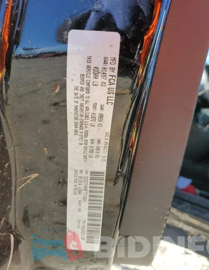 3C3CFFAR4FT710501 Photo# 13