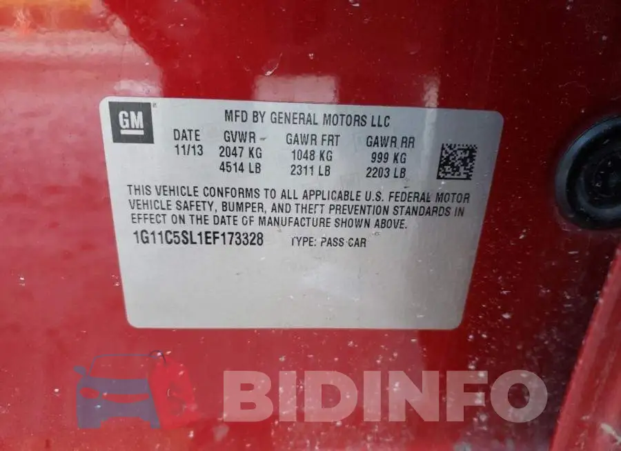 1G11C5SL1EF173328 Photo# 12