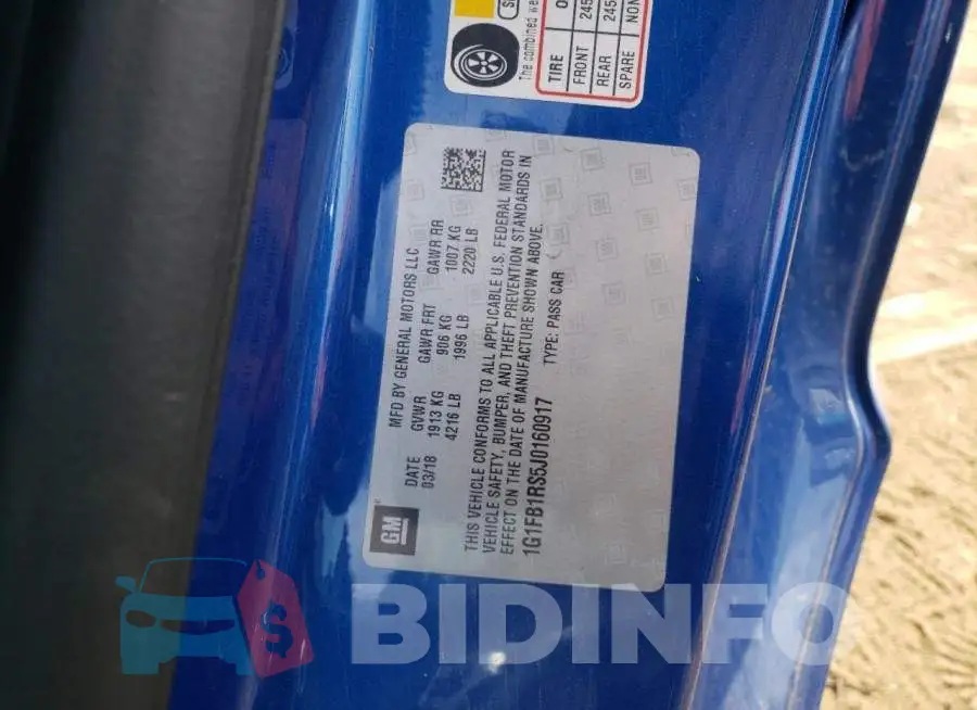 1G1FB1RS5J0160917 Photo# 10