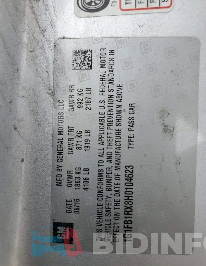 1G1FB1RX8H0104623 Photo# 12