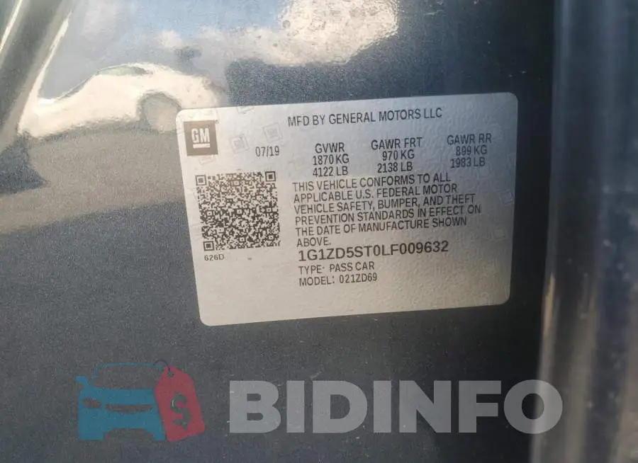 1G1ZD5ST0LF009632 Photo# 13