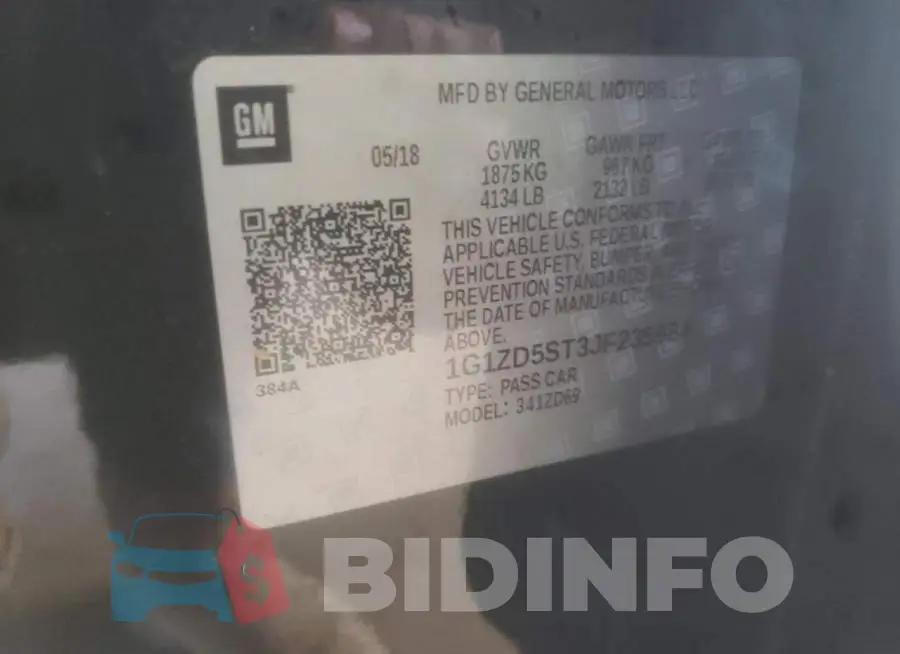 1G1ZD5ST3JF235984 Photo# 13