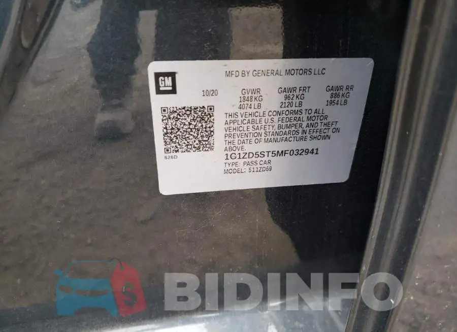 1G1ZD5ST5MF032941 Photo# 12