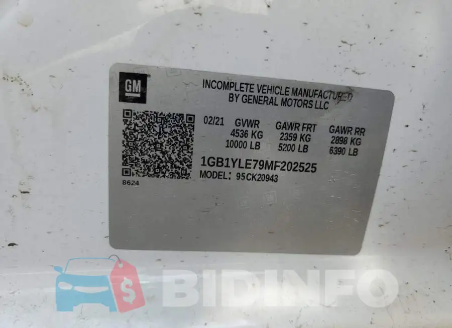 1GB1YLE79MF202525 Photo# 12