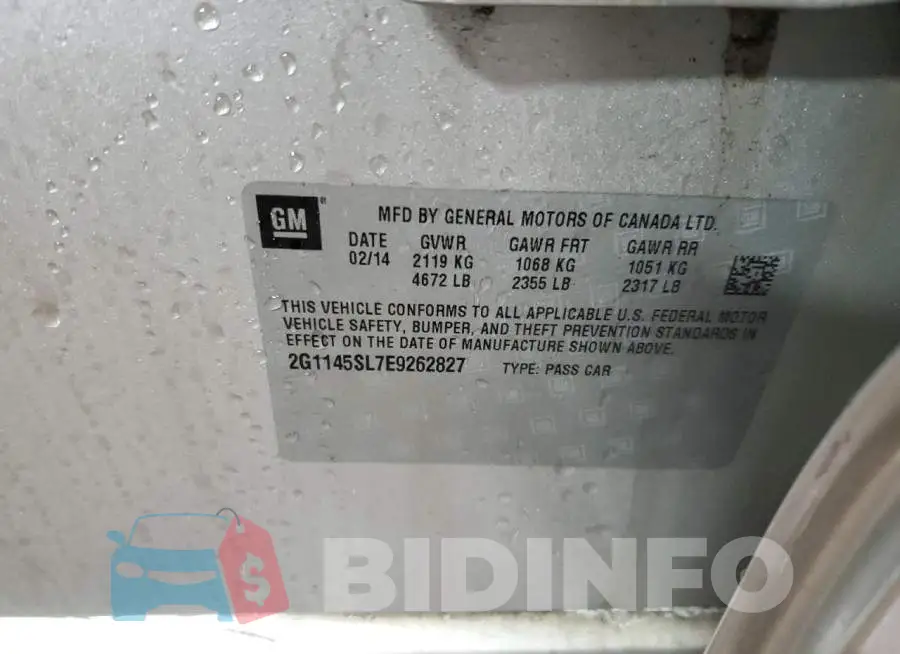2G1145SL7E9262827 Photo# 12