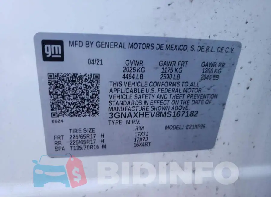 3GNAXHEV8MS167182 Photo# 10