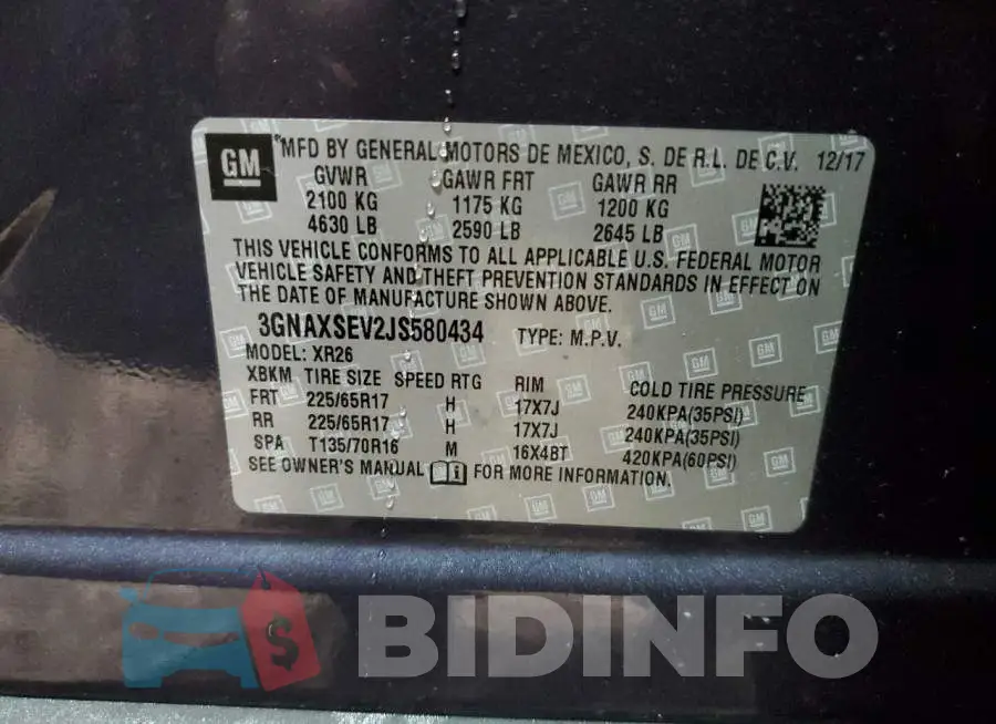 3GNAXSEV2JS580434 Photo# 12