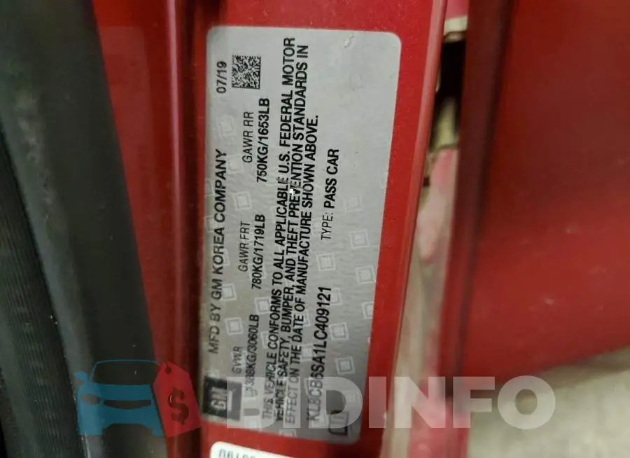 KL8CB6SA1LC409121 Photo# 12