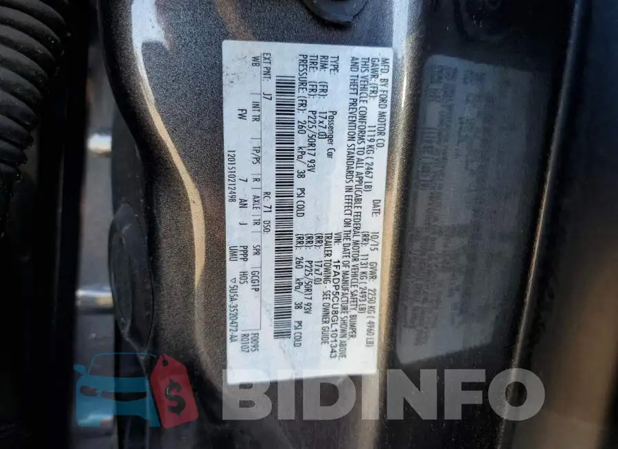 1FADP5CU8GL101343 Photo# 13