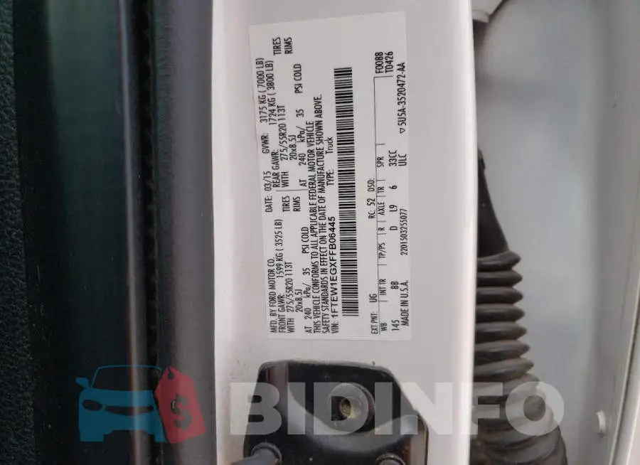 1FTEW1EGXFFB06445 Photo# 12