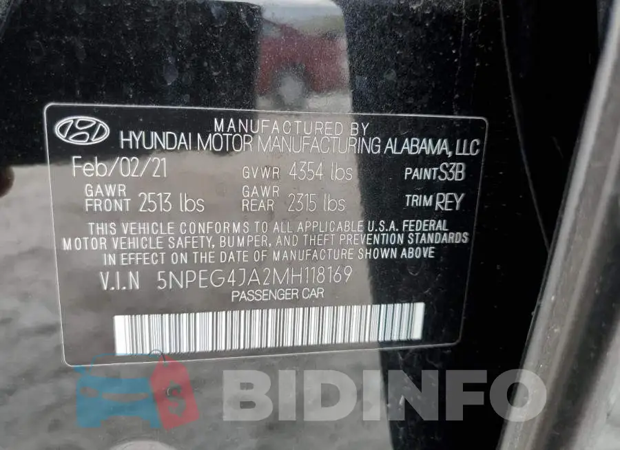 5NPEG4JA2MH118169 Photo# 12