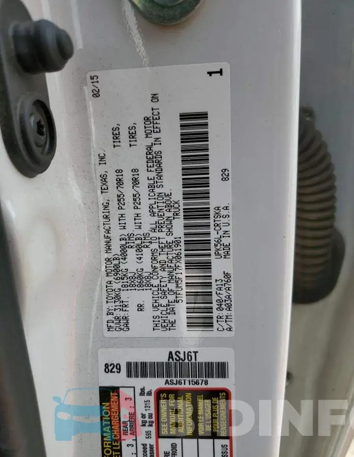 5TFUM5F17FX061901 Photo# 12