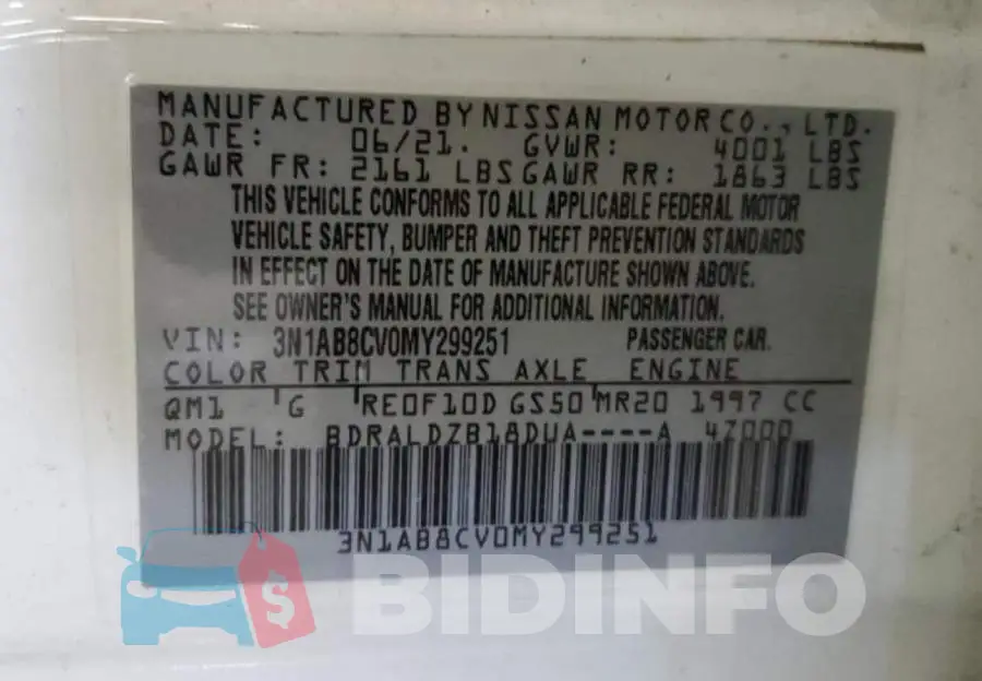 3N1AB8CV0MY299251 Photo# 12