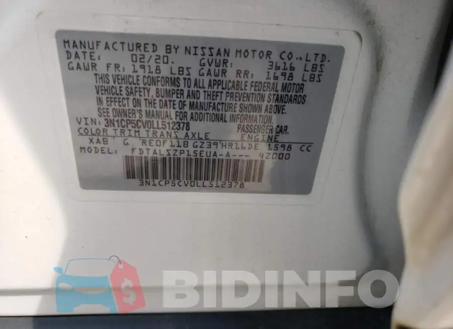 3N1CP5CV0LL512378 Photo# 12