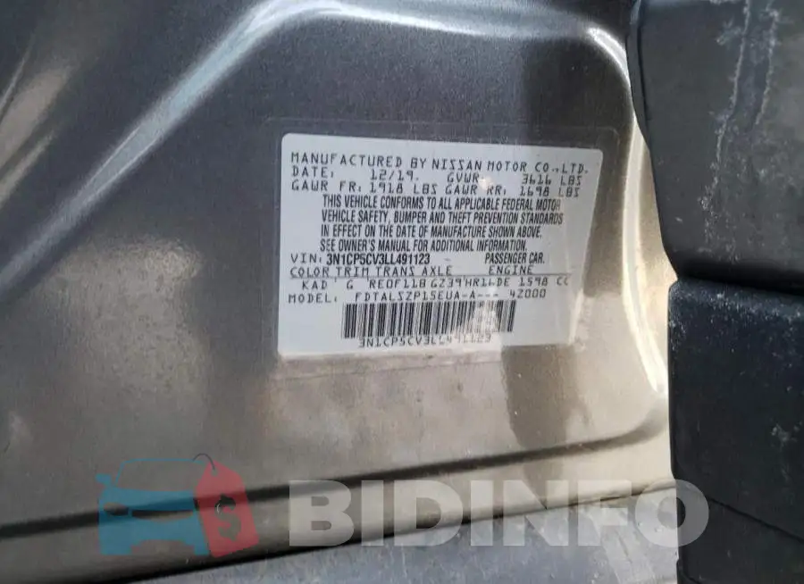 3N1CP5CV3LL491123 Photo# 13