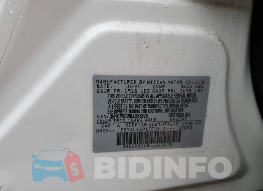 3N1CP5CV8LL563675 Photo# 12