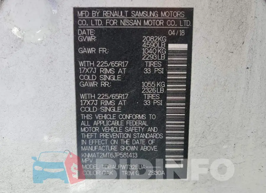 KNMAT2MT6JP581413 Photo# 14