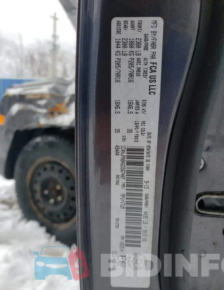 1C4NJPAB4GD567407 Photo# 13