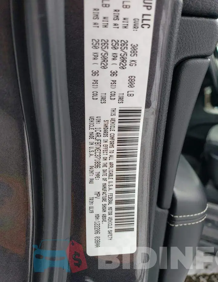 1C4RJFBTXEC371896 Photo# 13