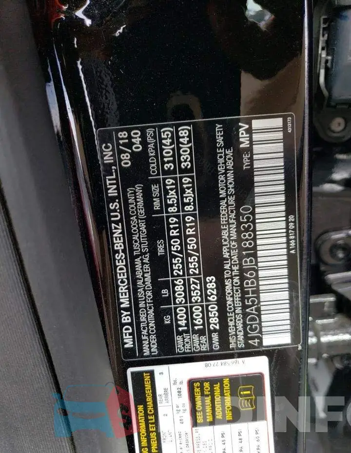 4JGDA5HB6JB188350 Photo# 12