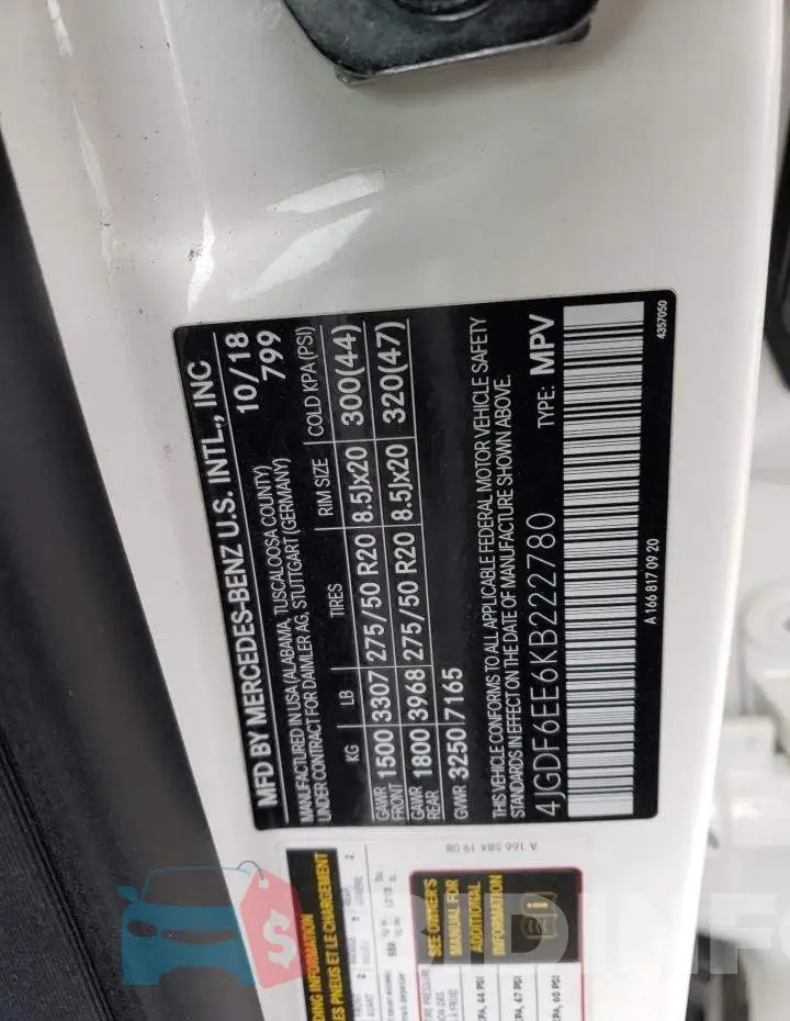 4JGDF6EE6KB222780 Photo# 13