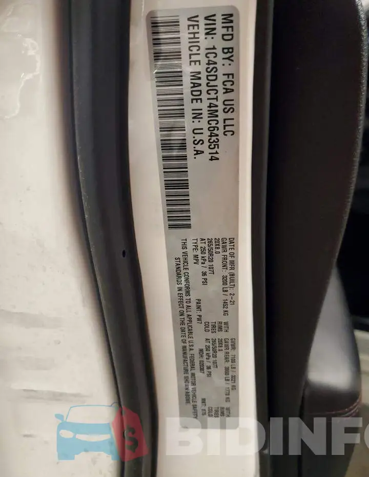 1C4SDJCT4MC643514 Photo# 13