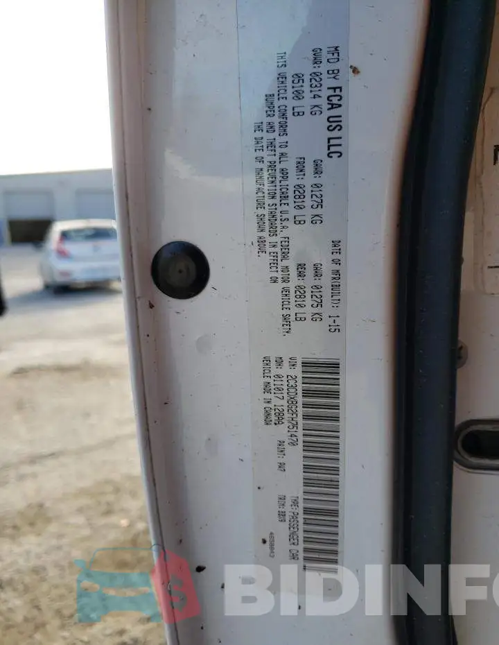 2C3CDXBG2FH751470 Photo# 12