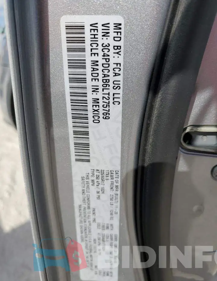 3C4PDCAB6LT275769 Photo# 13