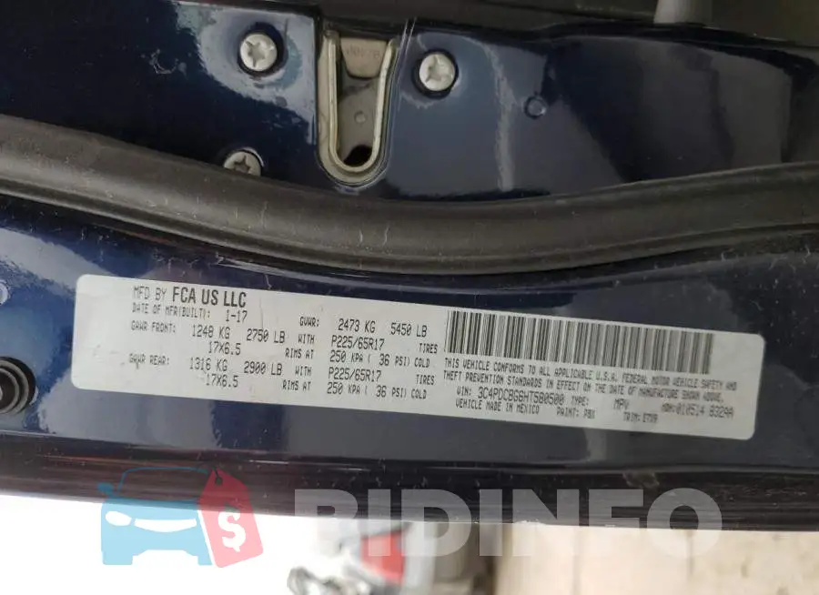 3C4PDCBG6HT580500 Photo# 13