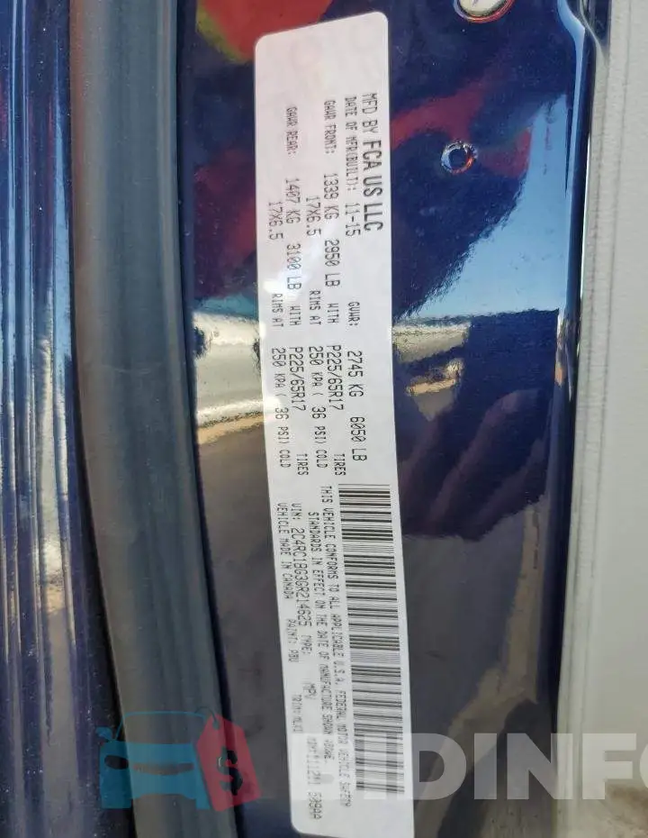 2C4RC1BG3GR214625 Photo# 13