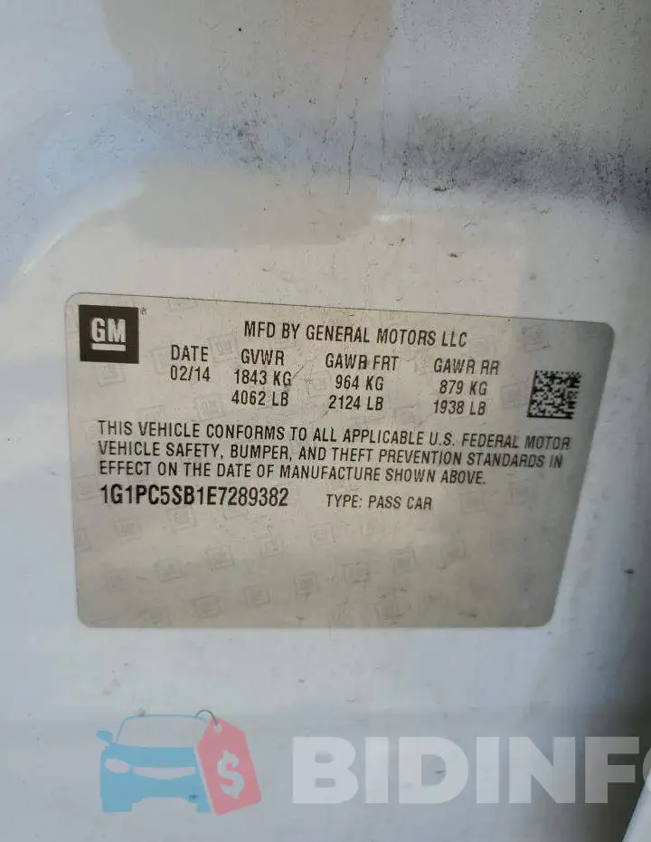 1G1PC5SB1E7289382 Photo# 12