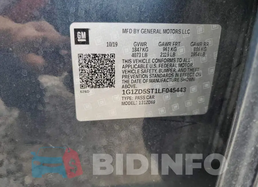 1G1ZD5ST1LF045443 Photo# 10