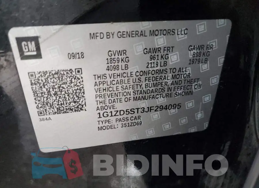 1G1ZD5ST3JF294095 Photo# 12