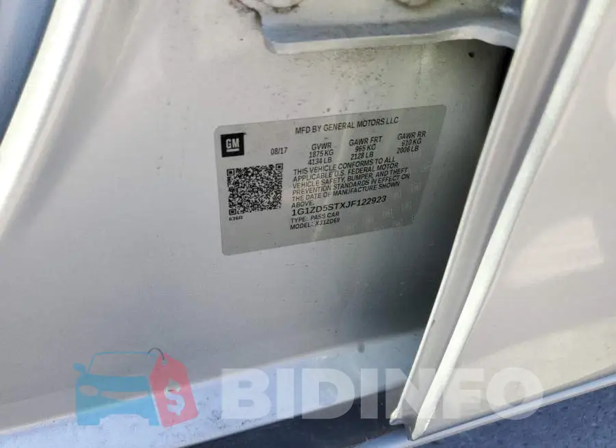1G1ZD5STXJF122923 Photo# 13