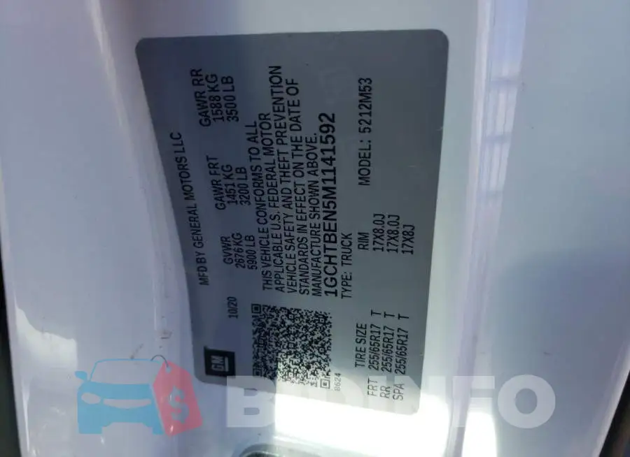 1GCHTBEN5M1141592 Photo# 12