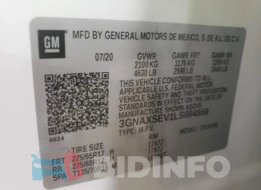 3GNAXSEV1LS694959 Photo# 13