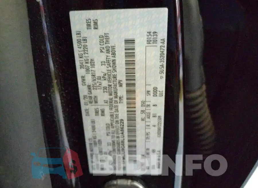 1FMCU9G68LUA86229 Photo# 12